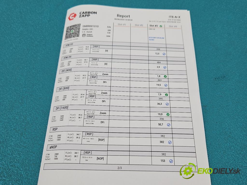 Citroen C5 II 2008-2017 2.0 hdi 163 HP automatic 120 kW 1997 cm3 5- vstrek EMBR00101D (Vstrekovač paliva)