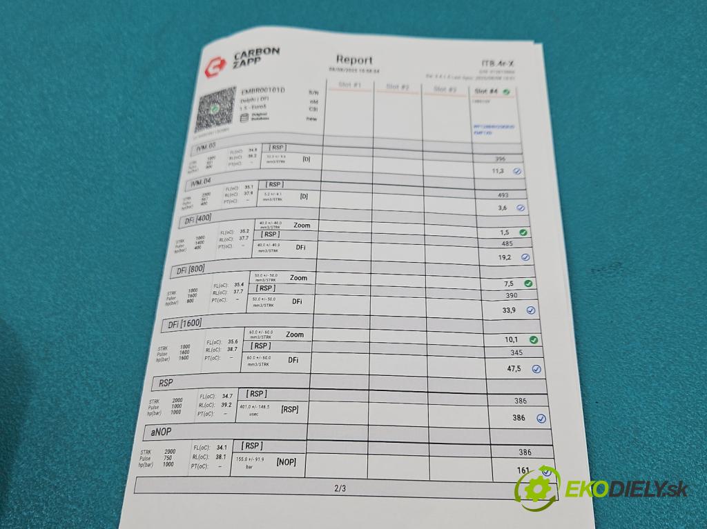 Citroen C5 II 2008-2017 2.0 hdi 163 HP automatic 120 kW 1997 cm3 5- vstrek EMBR00101D (Vstrekovač paliva)