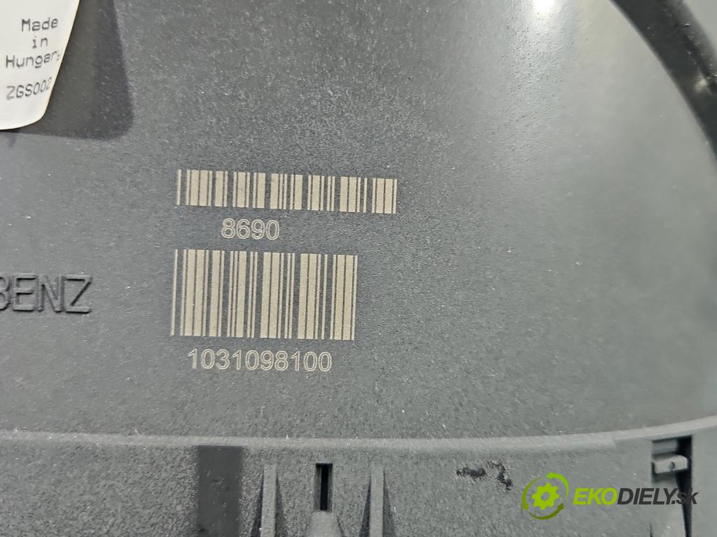 Mercedes A W169 2004-2012 1.5b: 95 HP manual 70 kW 1498 cm3 3- prístrojovka/ budíky 0263643147 (Prístrojová doska)