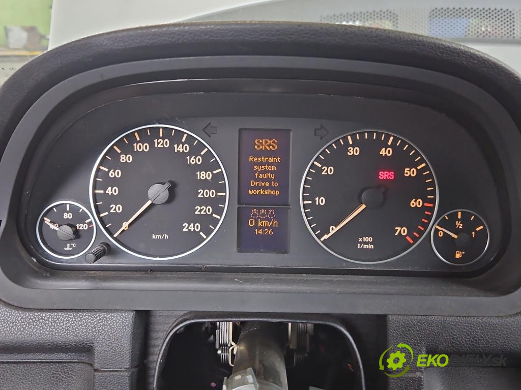 Mercedes A W169 2004-2012 1.5b: 95 HP manual 70 kW 1498 cm3 3- prístrojovka/ budíky 0263643147 (Prístrojová doska)