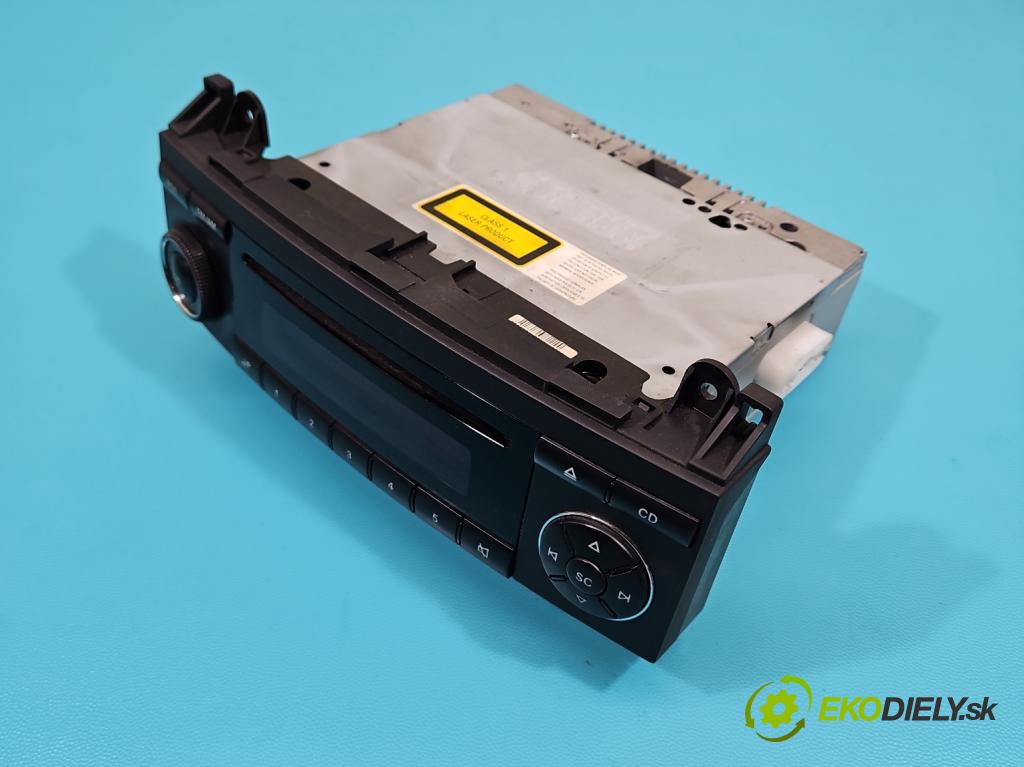 Mercedes A W169 2004-2012 1.5b: 95 HP manual 70 kW 1498 cm3 3- Radio originál A1698200086