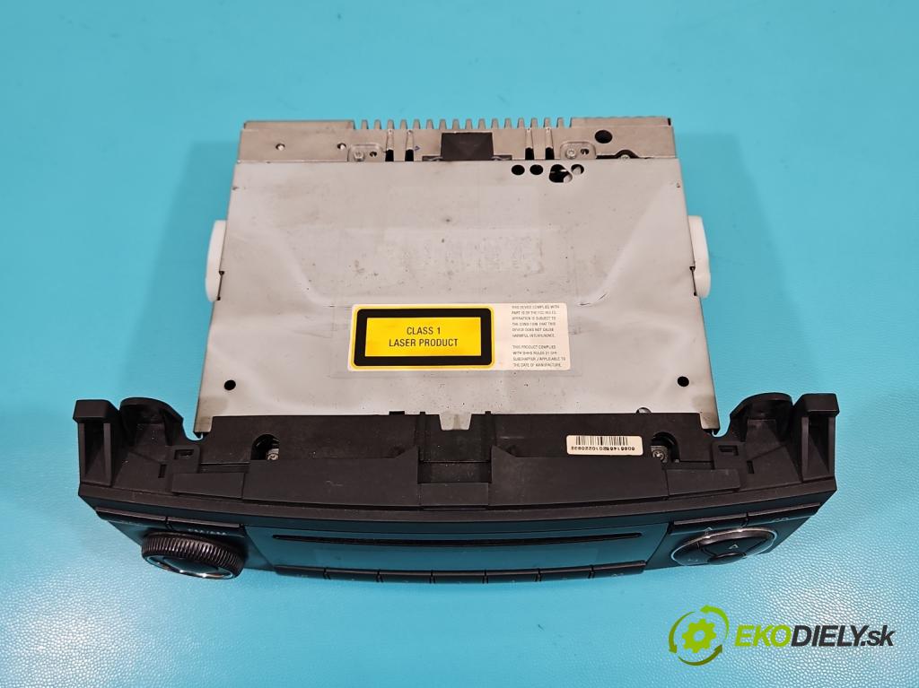 Mercedes A W169 2004-2012 1.5b: 95 HP manual 70 kW 1498 cm3 3- Radio originál A1698200086
