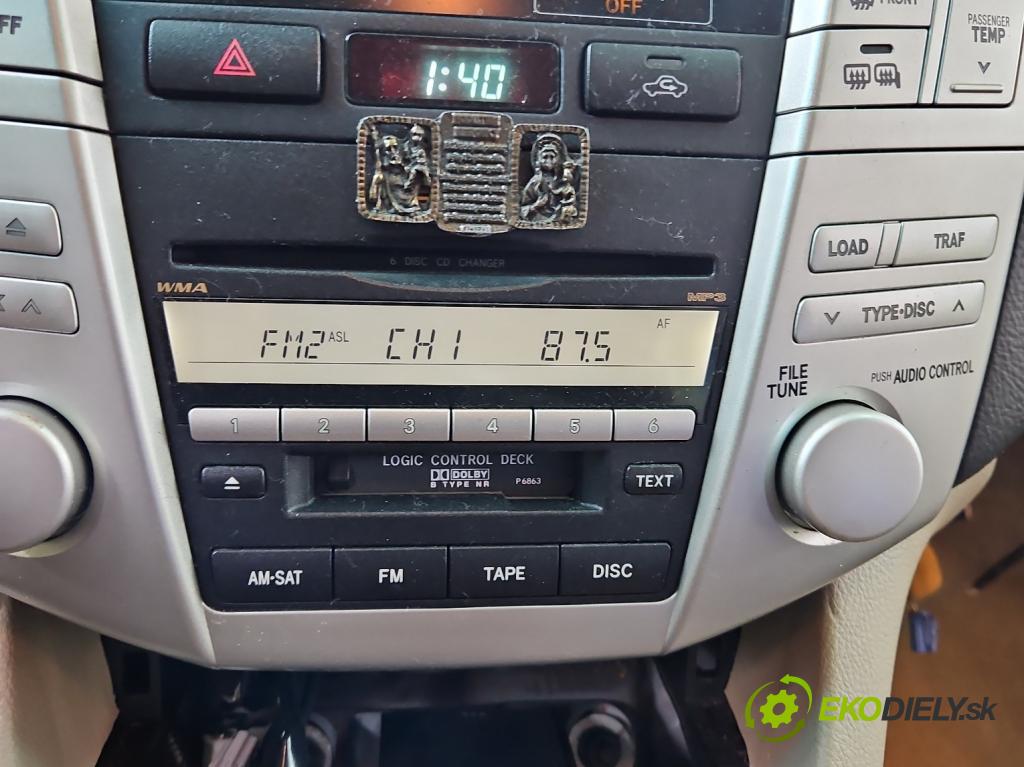 Lexus RX II 2003-2008 3.3 v6 211KM automatic 155 kW 3331 cm3 5- Radio originál 86120-48A20