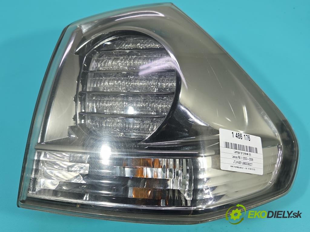 Lexus RX II 2003-2008 3.3 v6 211KM automatic 155 kW 3331 cm3 5- světlo zadní pravé  (Klika dveří ostatní)