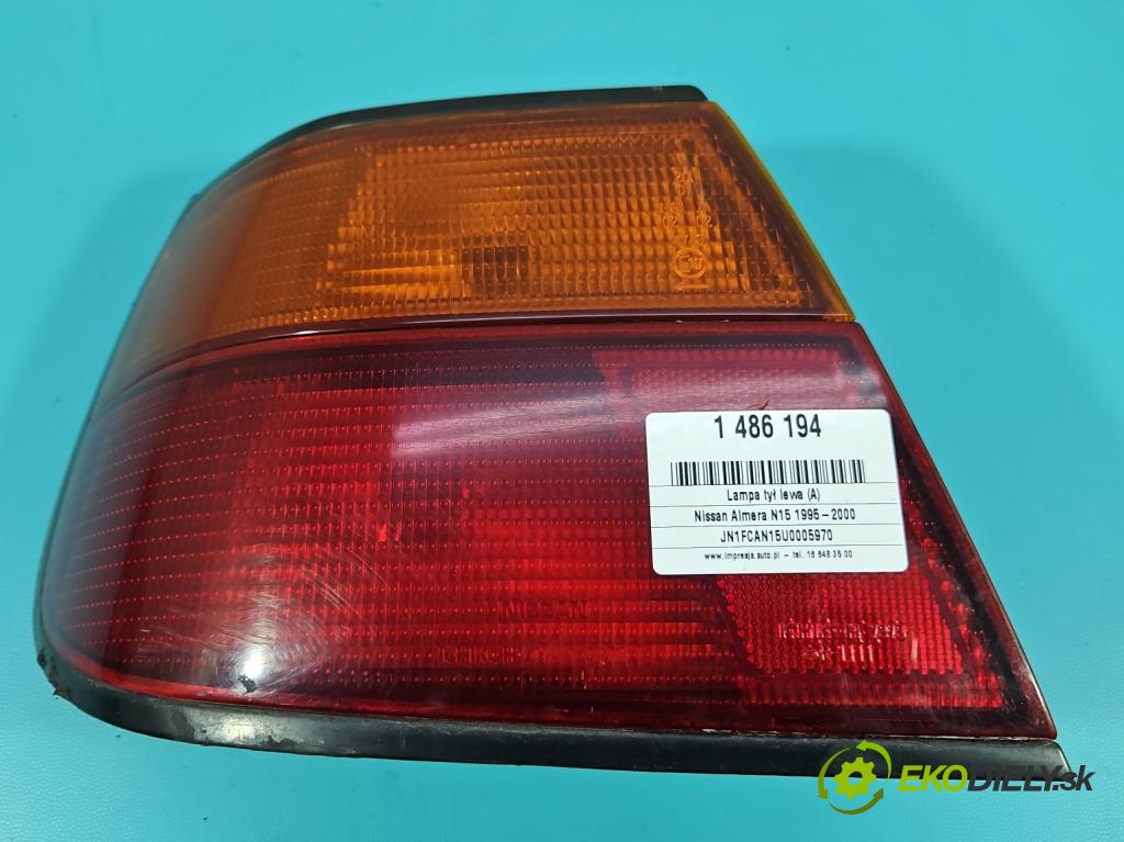 Nissan Almera N15 1995-2000 1.6 16v 90 hp manual 66 kW 1597 cm3 5- světlo zadní levé  (Klika dveří ostatní)