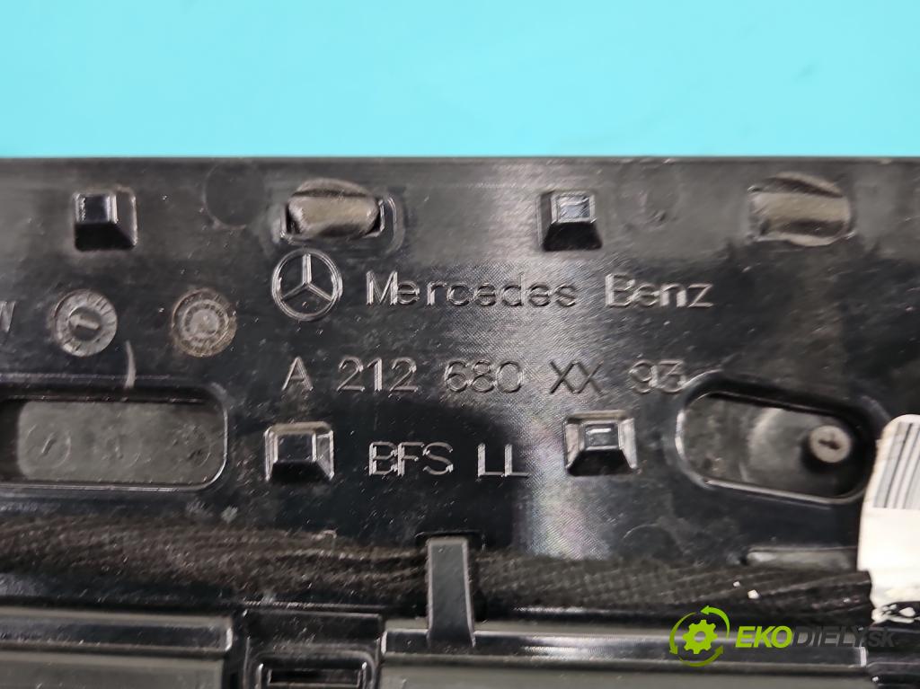 Mercedes E W212 2009-2016 2.2 CDI 136hp automatic 100 kW 2143 cm3 5- lišta ozdobná interiéry: A212680XX93