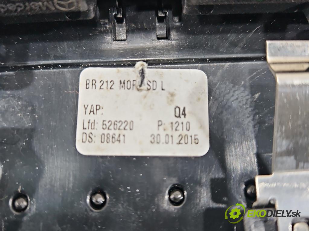 Mercedes E W212 2009-2016 2.2 CDI 136hp automatic 100 kW 2143 cm3 5- lišta ozdobná interiéry: A212680XX93