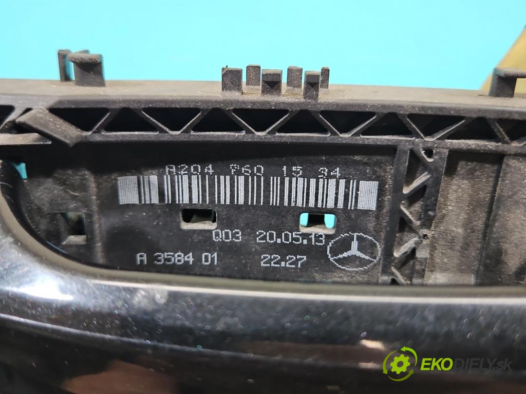 Mercedes E W212 2009-2016 2,2.0 CDI 136 HP automatic 100 kW 2143 cm3 5- rukoväť predné ľavé mimo: A2047601534 (Kľučka dverí vonkajšia predná ľavá)