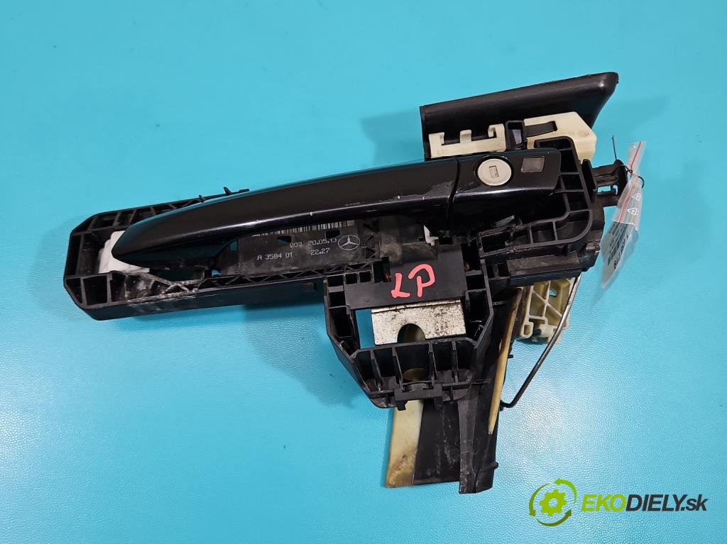 Mercedes E W212 2009-2016 2,2.0 CDI 136 HP automatic 100 kW 2143 cm3 5- rukoväť predné ľavé mimo: A2047601534 (Kľučka dverí vonkajšia predná ľavá)