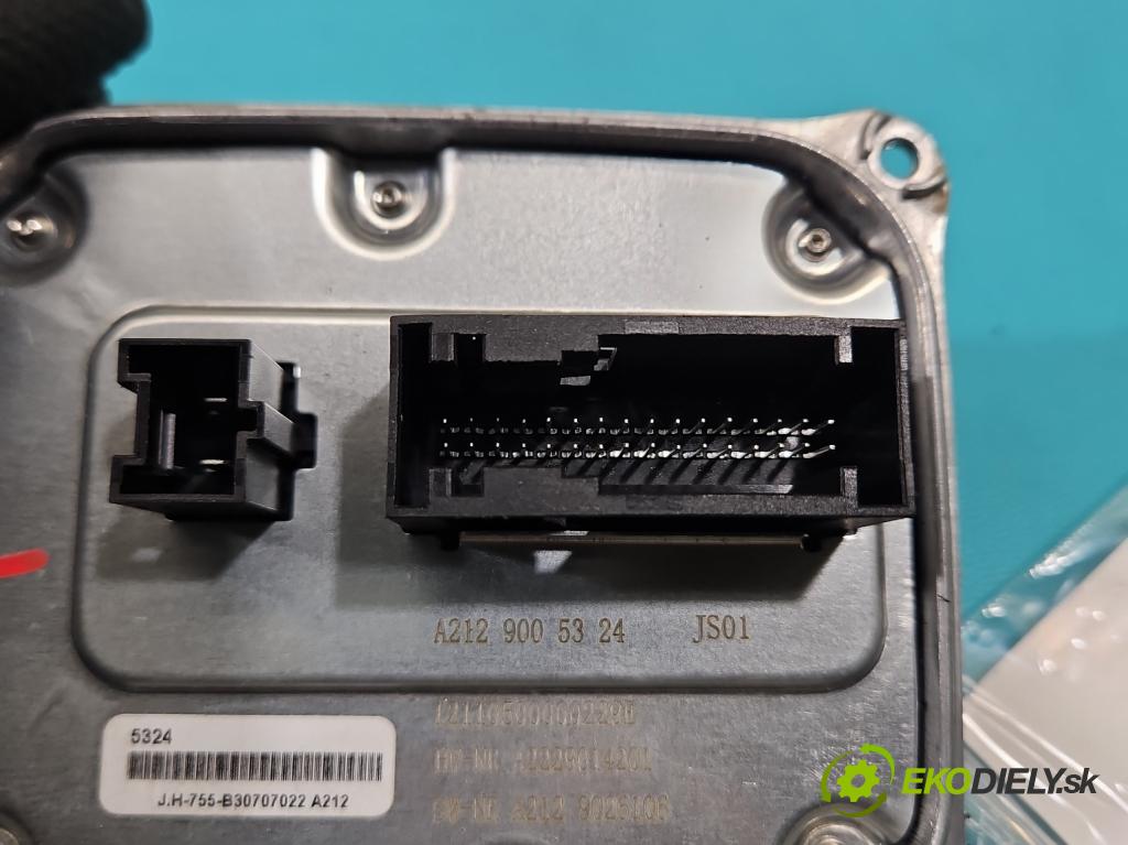 Mercedes E W212 2009-2016 2,2.0 CDI 136 HP automatic 100 kW 2143 cm3 5- střídač: xenon A2129005324 (Riadiaca jednotka xenónu)