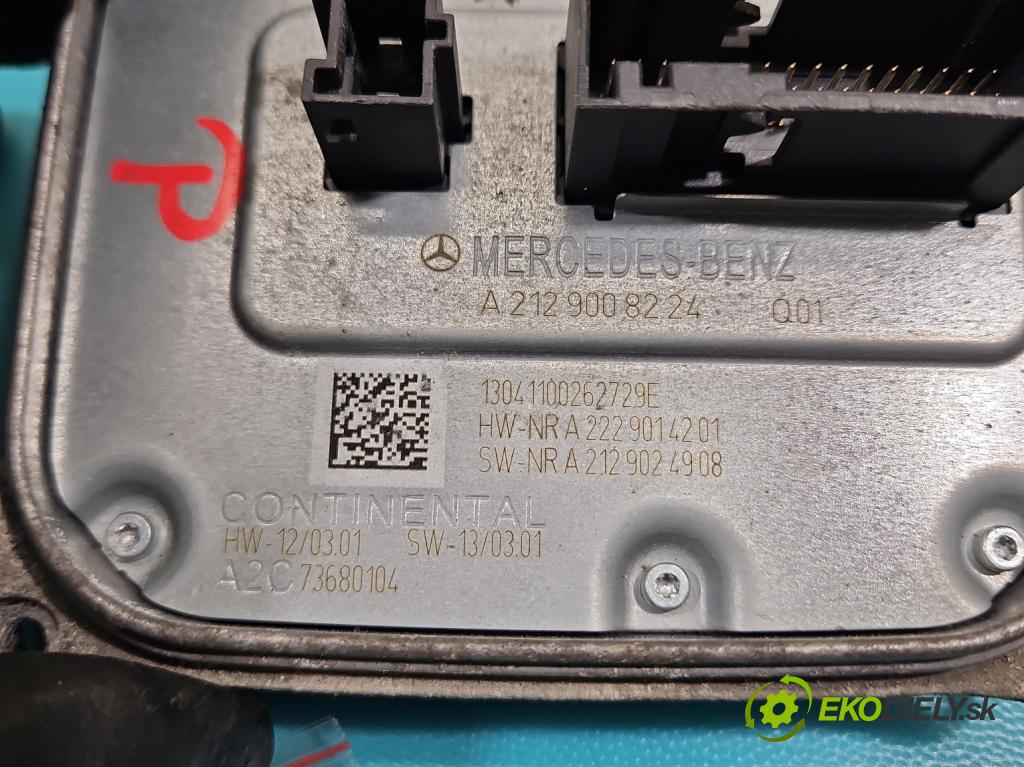 Mercedes E W212 2009-2016 2,2.0 CDI 136 HP automatic 100 kW 2143 cm3 5- střídač: xenon A2129008224 (Riadiaca jednotka xenónu)