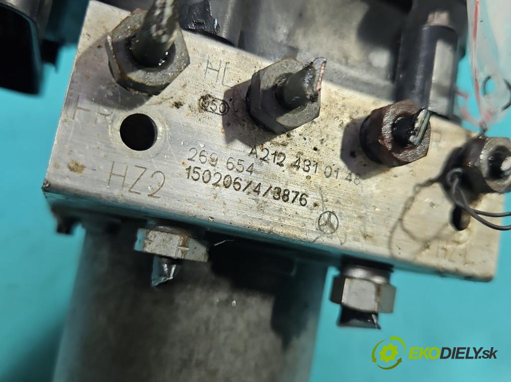 Mercedes E W212 2009-2016 2,2.0 CDI 136 HP automatic 100 kW 2143 cm3 5- čerpadlo abs A2124310148 (Pumpa ABS)