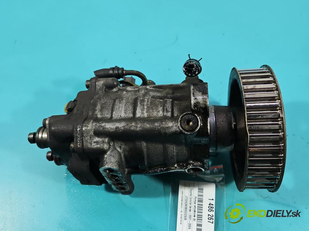 Toyota Corolla Verso I 2001-2004 2.0 d4d 90 HP manual 66 kW 1995 cm3 5- čerpadlo vstrekovacia 22100-27010 (Vstrekovacie čerpadlo)