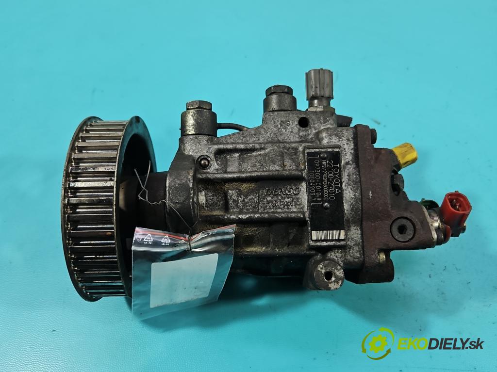Toyota Corolla Verso I 2001-2004 2.0 d4d 90 HP manual 66 kW 1995 cm3 5- čerpadlo vstrekovacia 22100-27010 (Vstrekovacie čerpadlo)