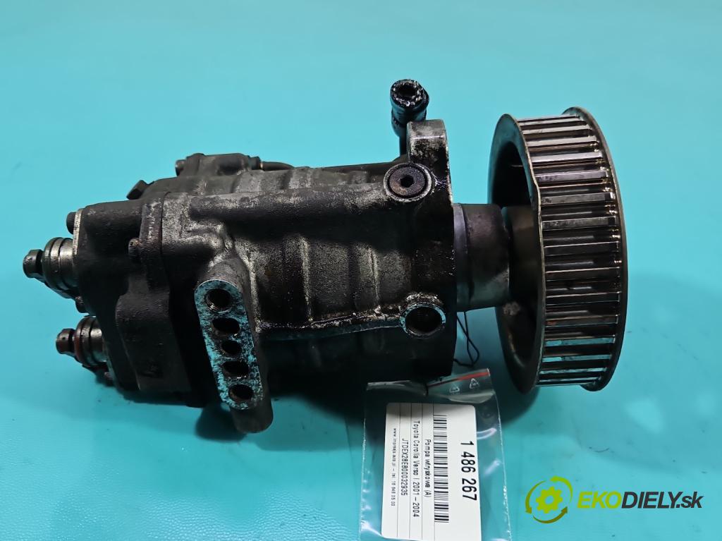 Toyota Corolla Verso I 2001-2004 2.0 d4d 90 HP manual 66 kW 1995 cm3 5- čerpadlo vstrekovacia 22100-27010 (Vstrekovacie čerpadlo)