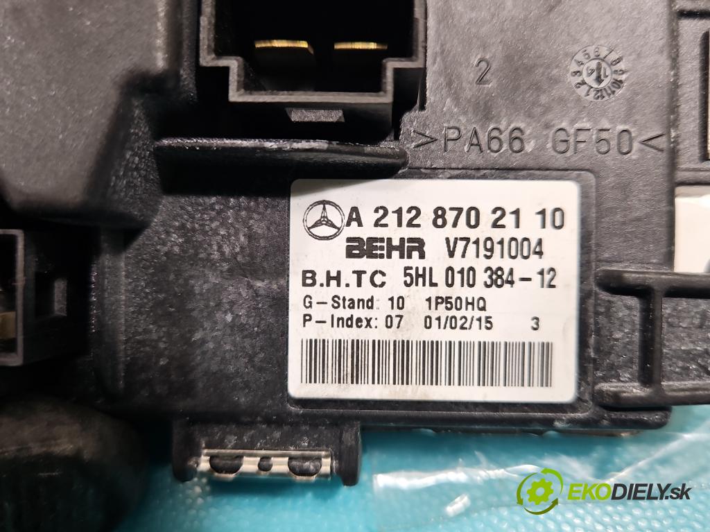 Mercedes E W212 2009-2016 2,2.0 CDI 136hp automatic 100 kW 2143 cm3 5- rezistor A2128702110