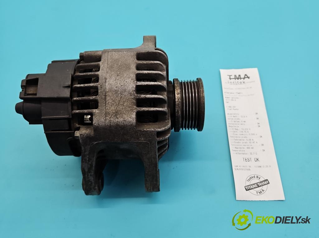 Fiat Punto II 1999-2010 1.9 jtd 86 HP manual 63 kW 1910 cm3 5- Alternator 63321826 (Alternátor)