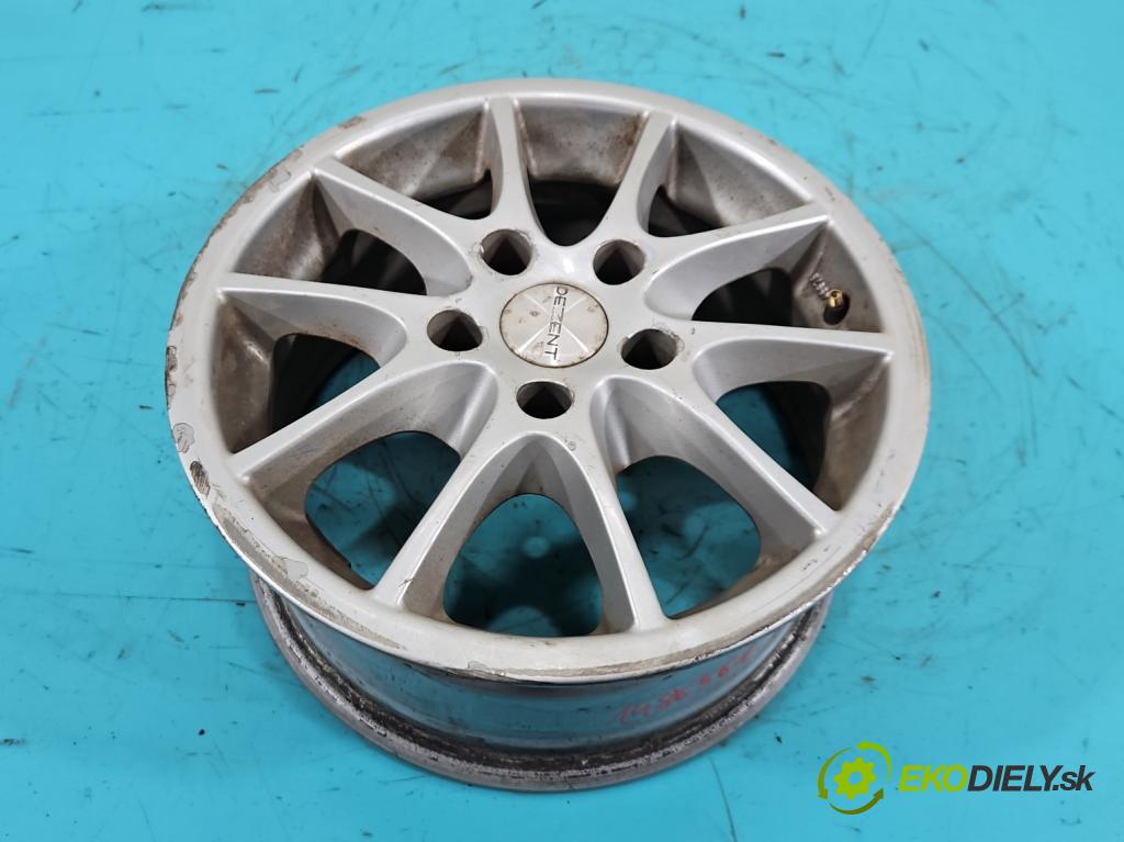 Mercedes A W169 2004-2012 1.5b: 95 hp manual 70 kW 1498 cm3 3- Felga hliník: 15" komplet