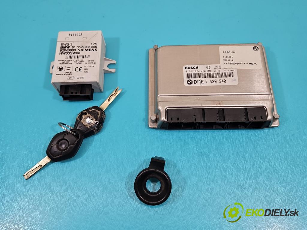 Bmw 3 E46 1998-2007 1.9b: 105 HP manual 77 kW 1895 cm3 4- riadiaca jednotka motora 0261204420
