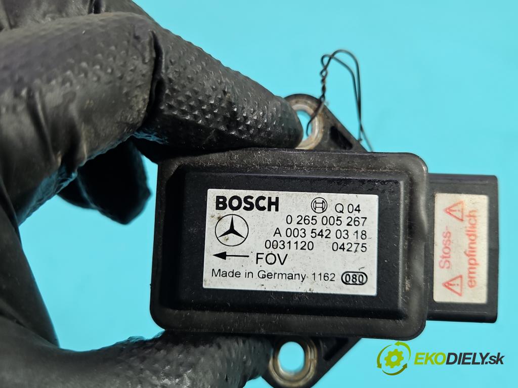 Mercedes A W169 2004-2012 1.5b: 95 hp manual 70 kW 1498 cm3 3- snímač ESP 0265005267