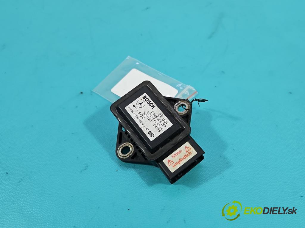 Mercedes A W169 2004-2012 1.5b: 95 hp manual 70 kW 1498 cm3 3- snímač ESP 0265005267