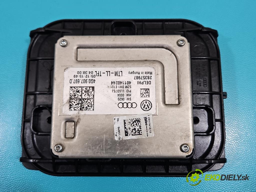 Audi Q5 2008-2016 2.0 tfsi: 220KM automatic 162 kW 1984 cm3 5- střídač: xenon 4G0907697D (Riadiaca jednotka xenónu)