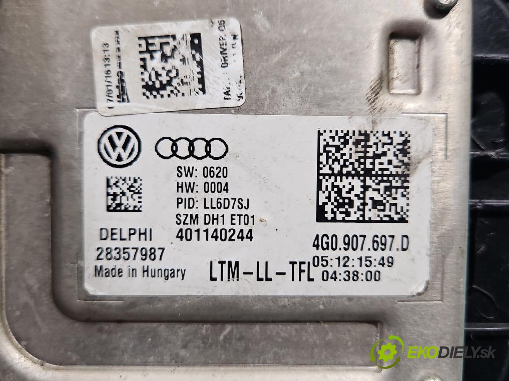 Audi Q5 2008-2016 2.0 tfsi: 220KM automatic 162 kW 1984 cm3 5- střídač: xenon 4G0907697D (Riadiaca jednotka xenónu)