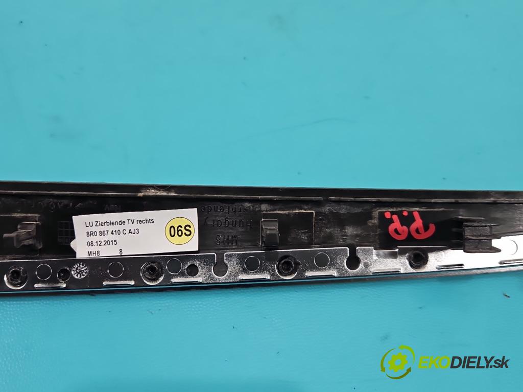 Audi Q5 2008-2016 2.0 tfsi: 220KM automatic 162 kW 1984 cm3 5- lišta ozdobná interiéry: 8R0863305C