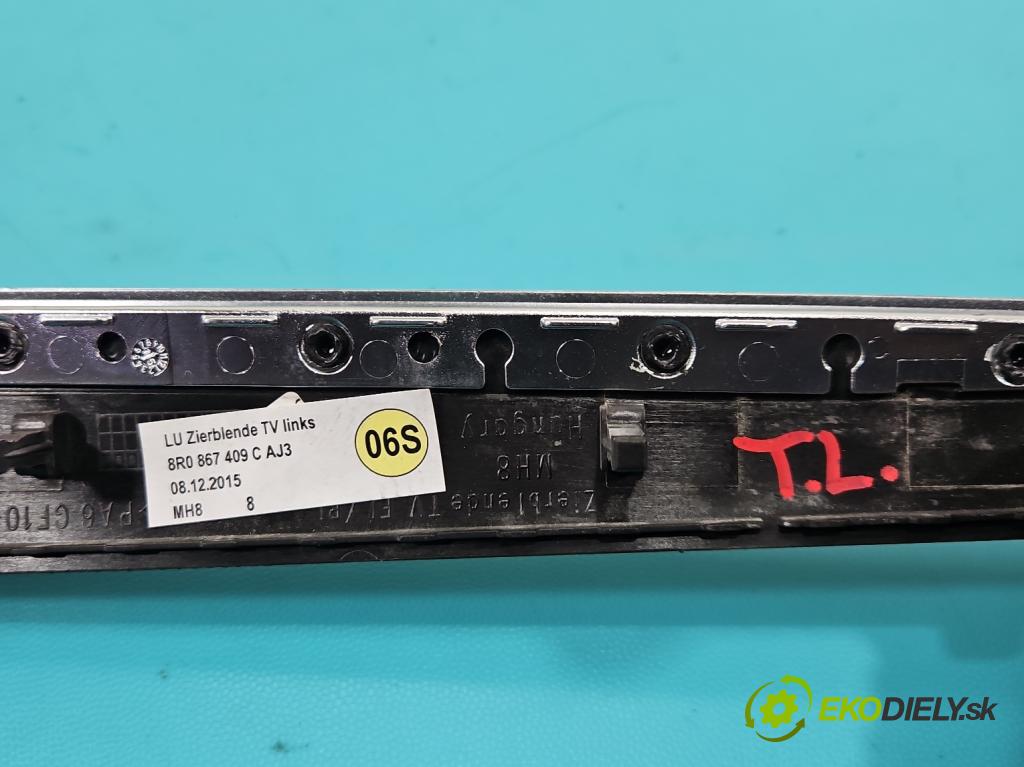 Audi Q5 2008-2016 2.0 tfsi: 220KM automatic 162 kW 1984 cm3 5- lišta ozdobná interiéry: 8R0863305C