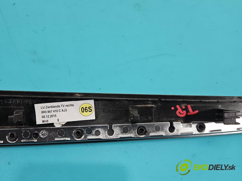 Audi Q5 2008-2016 2.0 tfsi: 220KM automatic 162 kW 1984 cm3 5- lišta ozdobná interiéry: 8R0863305C