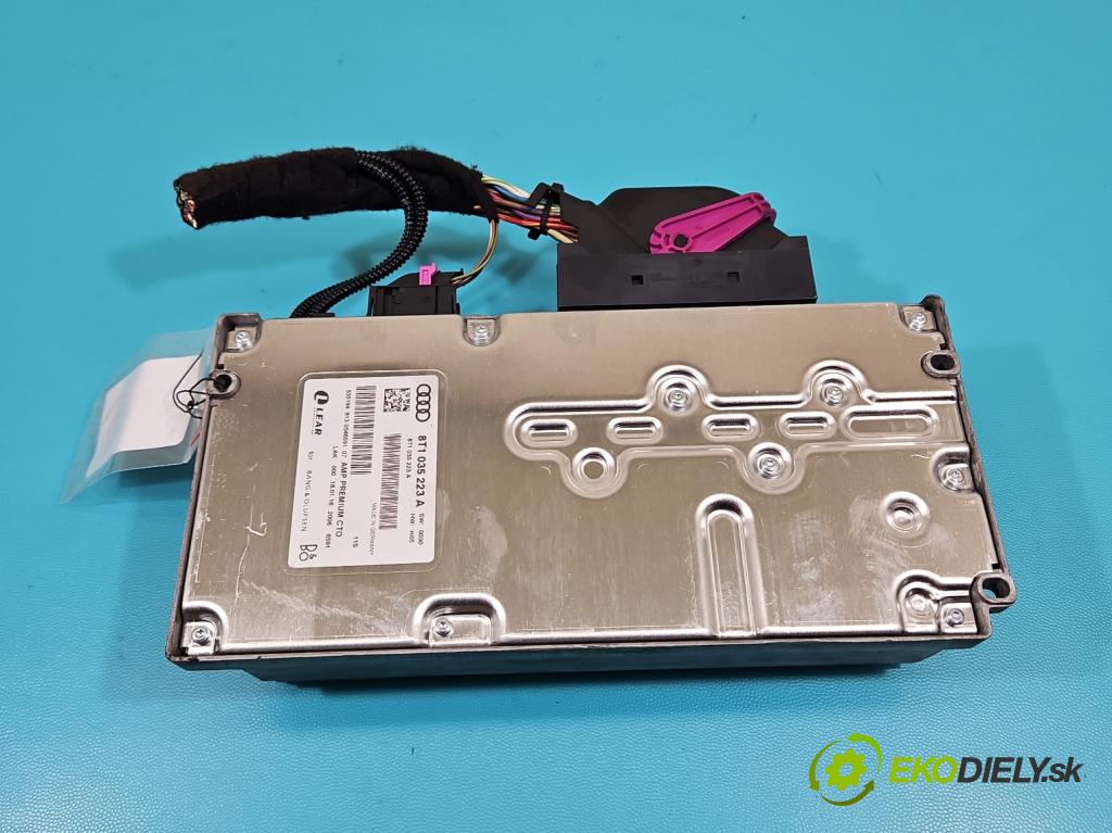 Audi Q5 2008-2016 2.0 tfsi: 220KM automatic 162 kW 1984 cm3 5- Zesilovač: 8T1035223A (Zosilňovač)