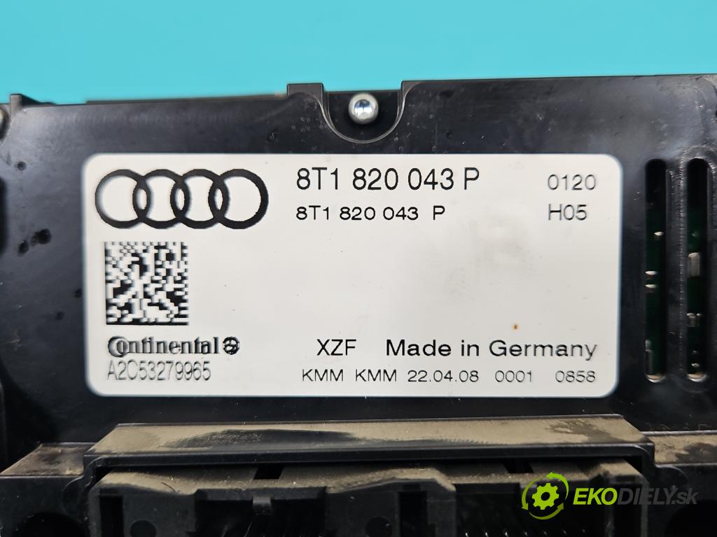 Audi A4 B8 2007-2015 2.7 tdi 190 HP automatic 140 kW 2698 cm3 4- panel kúrenia 8T1820043P