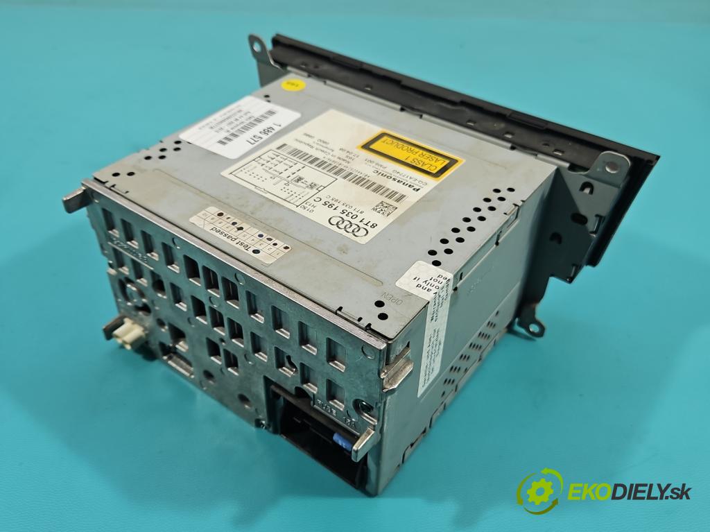 Audi A4 B8 2007-2015 2.7 tdi 190 HP automatic 140 kW 2698 cm3 4- Radio originál 8T1035195C