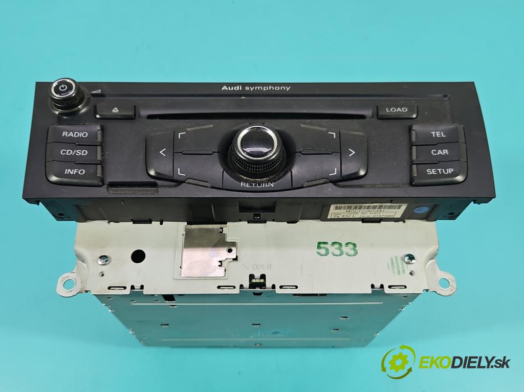 Audi A4 B8 2007-2015 2.7 tdi 190 HP automatic 140 kW 2698 cm3 4- Radio originál 8T1035195C