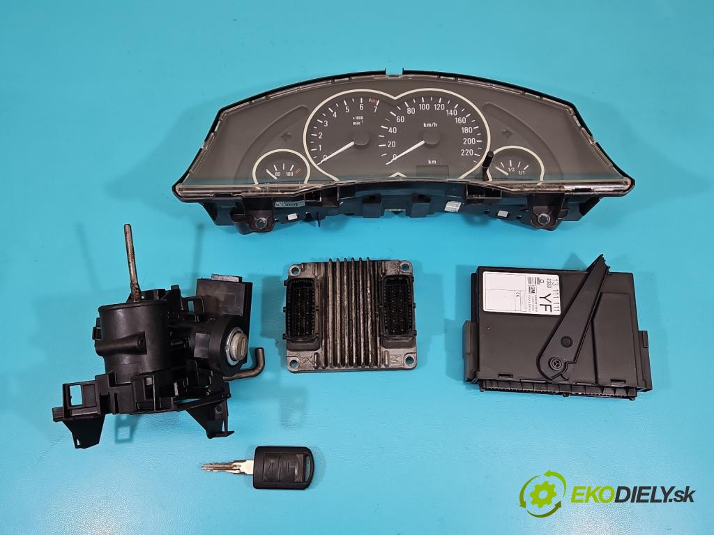 Opel Meriva A 2002-2010 1.6 16v 101 HP manual 74 kW 1598 cm3 5- riadiaca jednotka motora 12214830