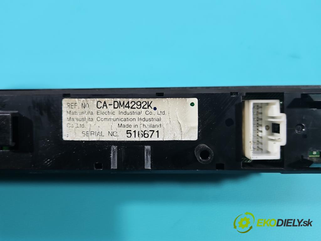 Mazda 6 I GG 2002-2007 2.0 citd 136 HP manual 100 kW 1998 cm3 4- Zobrazit: DM4292K (Prístrojová doska)