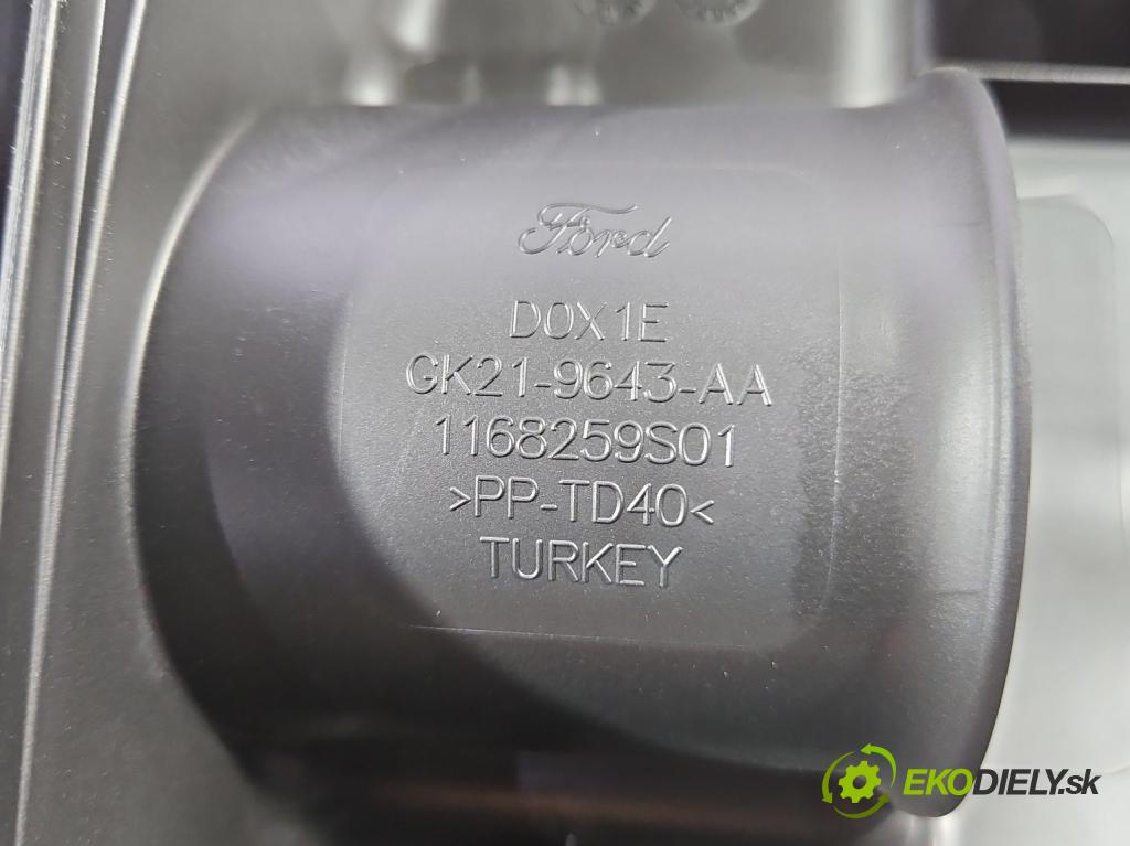 Ford Transit Custom 2013- 2.0 tdci 131 HP manual 96 kW 1995 cm3 5- obal filtra vzduchu GK21-9643-AA (Obal vzduchového filtra)