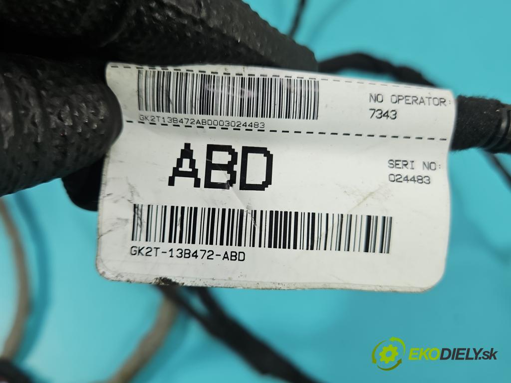 Ford Transit Custom 2013- 2.0 tdci 131 HP manual 96 kW 1995 cm3 5- Zväzok: dvere zadné vľavo: GK2T-13B472-ABD