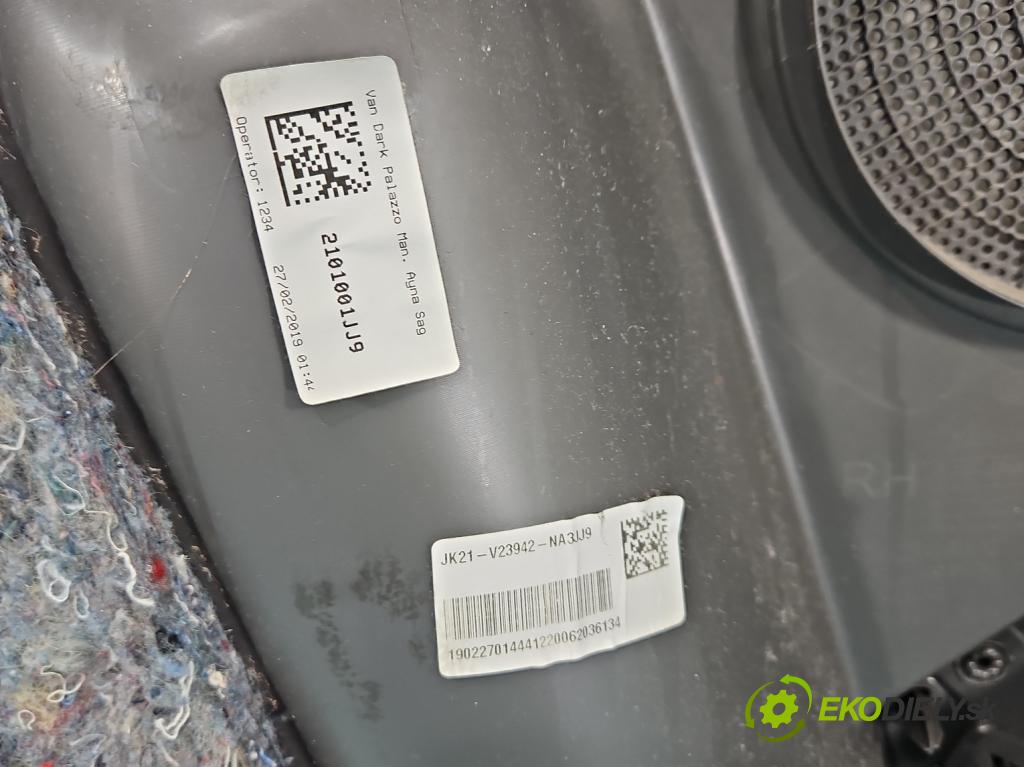 Ford Transit Custom 2013- 2.0 tdci 131 hp manual 96 kW 1995 cm3 5- Tapacír: dveře přední pravé JK21-V23942-NA