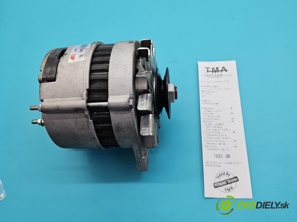 Ford Fiesta Mk5 1995-2002 1.3b: 60 HP manual 44 kW 1299 cm3 5- Alternator  (Alternátor)