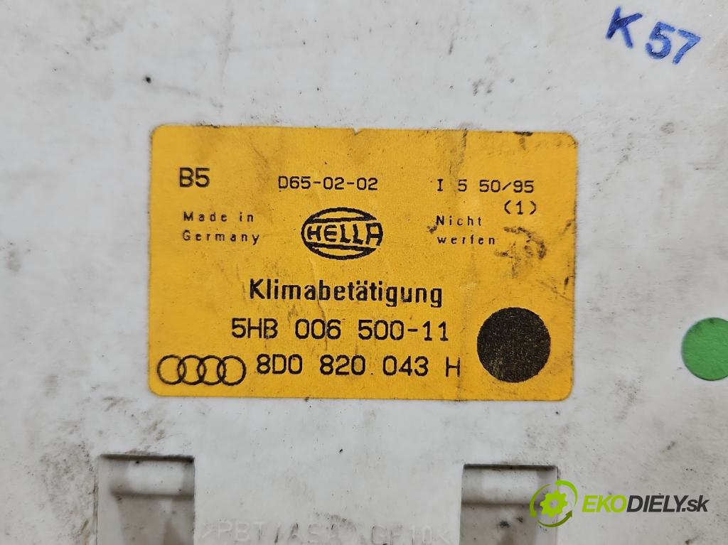 Audi A4 B5 1994-2001 1.8 20v 125 HP  92 kW 1781 cm3 4- panel kúrenia 8D0820043H