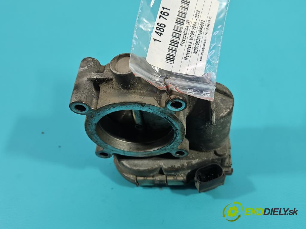 Mercedes A W169 2004-2012 1.5b: 95 HP manual 70 kW 1498 cm3 3- klapka 0280750175 (Škrtiaca klapka)