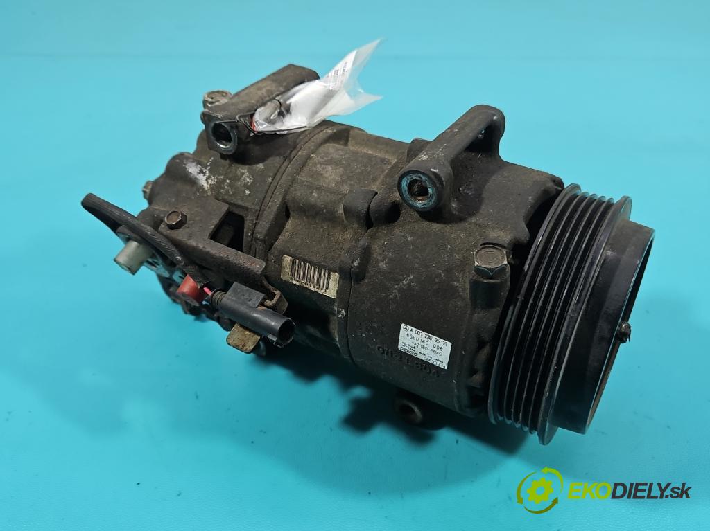 Mercedes A W169 2004-2012 1.5b: 95 HP manual 70 kW 1498 cm3 3- Kompresor: klimatizácie A0012303511 (Kompresor klimatizácie)