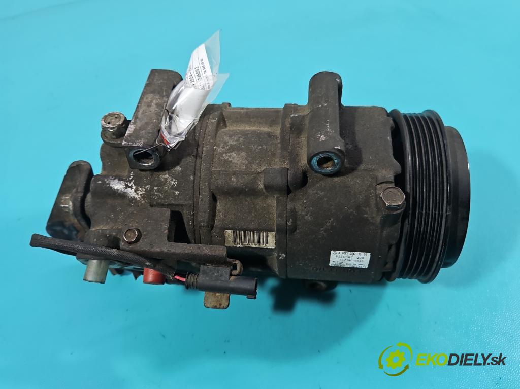 Mercedes A W169 2004-2012 1.5b: 95 HP manual 70 kW 1498 cm3 3- Kompresor: klimatizácie A0012303511 (Kompresor klimatizácie)