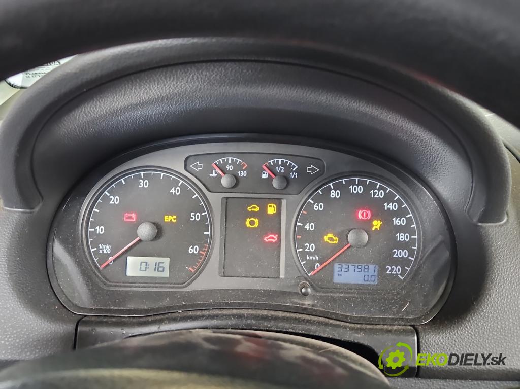 Vw Polo IV 9N 2001-2009 1.2 12v 64 HP manual 47 kW 1198 cm3 5- prístrojovka/ budíky 6Q0920800P (Prístrojová doska)