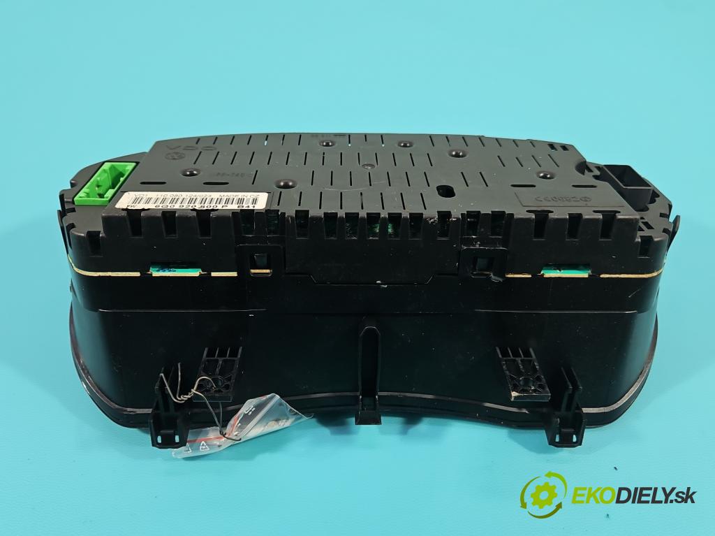 Vw Polo IV 9N 2001-2009 1.2 12v 64 HP manual 47 kW 1198 cm3 5- prístrojovka/ budíky 6Q0920800P (Prístrojová doska)