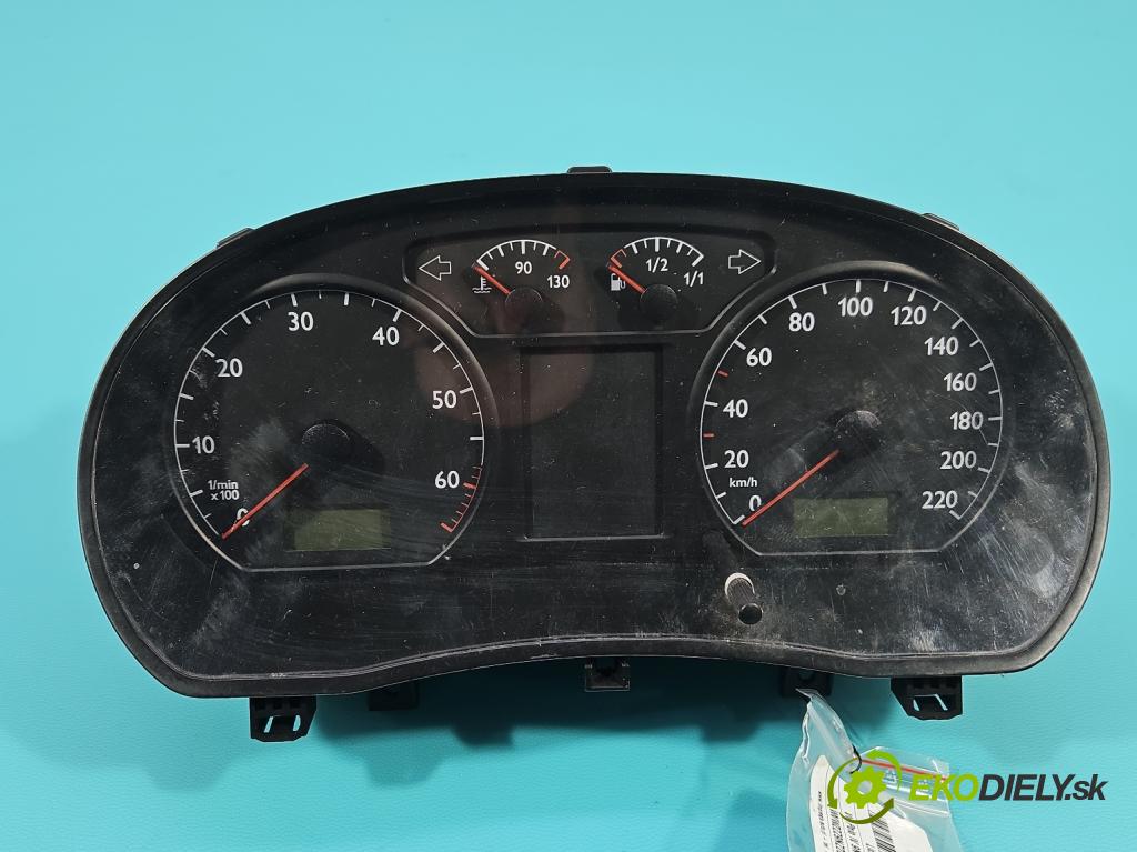 Vw Polo IV 9N 2001-2009 1.2 12v 64 HP manual 47 kW 1198 cm3 5- prístrojovka/ budíky 6Q0920800P (Prístrojová doska)