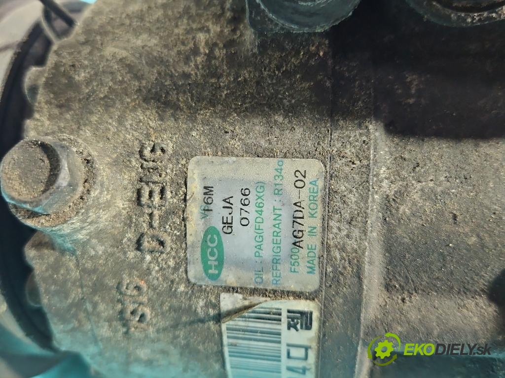 Kia Ceed I 2006-2012 2.0 CRDI 140 HP manual 103 kW 1991 cm3 5- Kompresor: klimatizácie F500-AG7DA-02 (Kompresor klimatizácie)