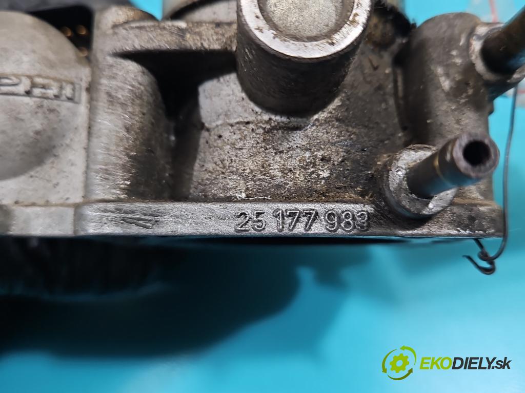 Opel Meriva A 2002-2010 1.6 16v 101 HP manual 74 kW 1598 cm3 5- klapka 25177983 (Škrtiaca klapka)