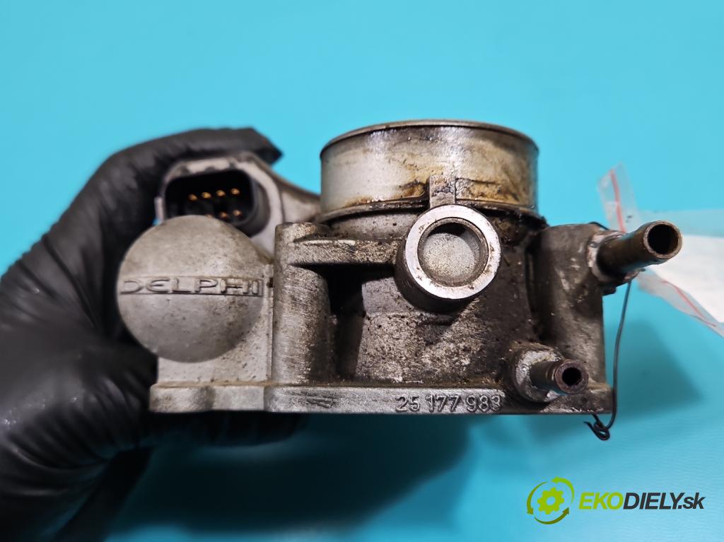 Opel Meriva A 2002-2010 1.6 16v 101 HP manual 74 kW 1598 cm3 5- klapka 25177983 (Škrtiaca klapka)